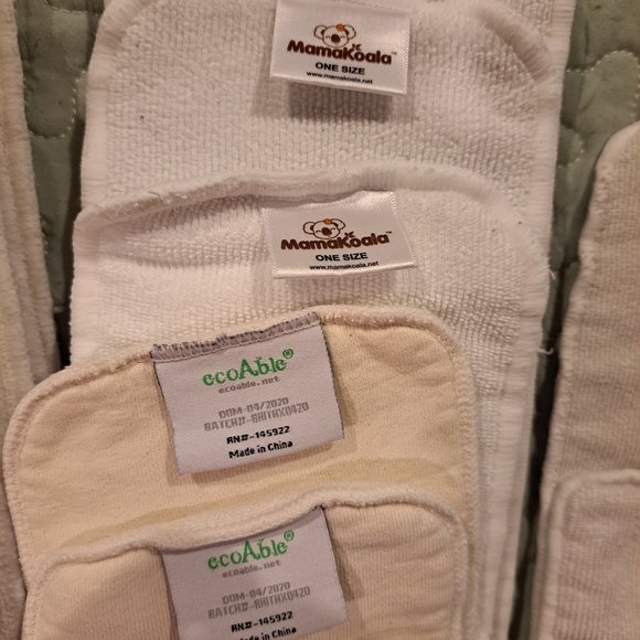 LOT of Cloth Diapers + Inserts (12 diapers/24 inserts) - Picture 5 of 6